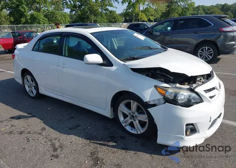 2013 Toyota Corolla S z USA, uszkodzony, nr VIN 2T1BU4EE2DC995448